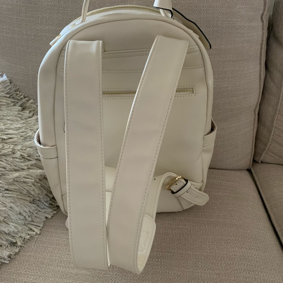 Mina Kay winter white diaper bag backpack.  NWOT - Picture 5 of 8